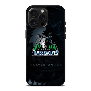 MINNESOTA TIMBERWOLVES ICON iPhone 16 Pro Max Case Cover