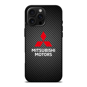 MITSUBISHI MOTORS CARBON LOGO iPhone 16 Pro Max Case Cover MITSUBISHI MOTORS CARBON LOGO iPhone 16 Pro Max Case Cover