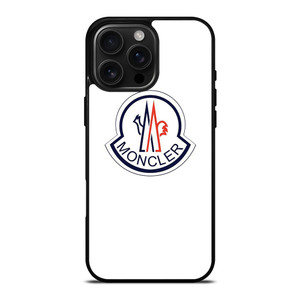 MONCLER LOGO WHITE iPhone 16 Pro Max Case Cover