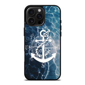 NAUTICAL ANCHOR LOGO iPhone 16 Pro Max Case Cover
