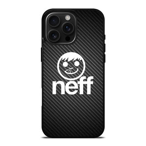 NEFF HEADWEAR LOGO CARBON iPhone 16 Pro Max Case Cover NEFF HEADWEAR LOGO CARBON iPhone 16 Pro Max Case Cover