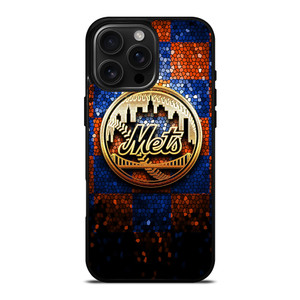 NEW YORK METS GOLD LOGO iPhone 16 Pro Max Case Cover