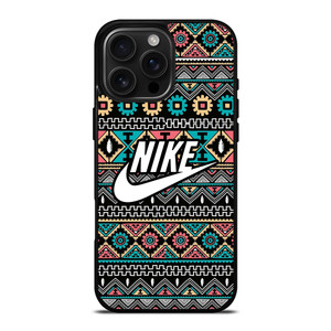 NIKE AZTEC PATTERN 2 iPhone 16 Pro Max Case Cover
