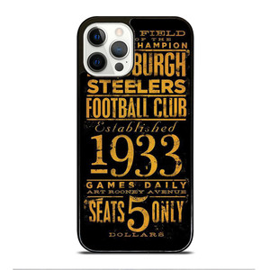 PITTSBURGH STEELERS 1933 FANS iPhone 12 Pro Case Cover PITTSBURGH STEELERS 1933 FANS iPhone 12 Pro Case Cover
