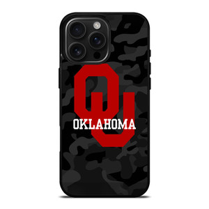 OKLAHOMA SOONERS CAMO iPhone 16 Pro Max Case Cover