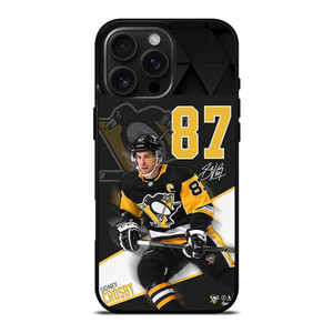 PITTSBURGH PENGUINS SIDNEY CROSBY 87 iPhone 16 Pro Max Case Cover