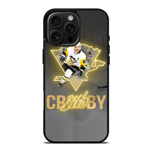 PITTSBURGH PENGUINS SIDNEY CROSBY SIGNATURE iPhone 16 Pro Max Case Cover
