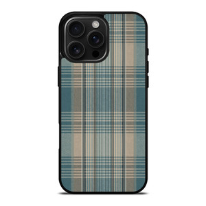 PLAID GREY iPhone 16 Pro Max Case Cover