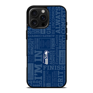 SEATTLE SEAHAWKS MANTRA iPhone 16 Pro Max Case Cover SEATTLE SEAHAWKS MANTRA iPhone 16 Pro Max Case Cover