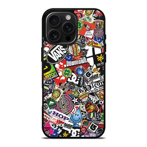 STICKER BOMB DC iPhone 16 Pro Max Case Cover