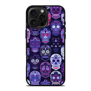 SUGAR SKULL PATTERN iPhone 16 Pro Max Case Cover SUGAR SKULL PATTERN iPhone 16 Pro Max Case Cover