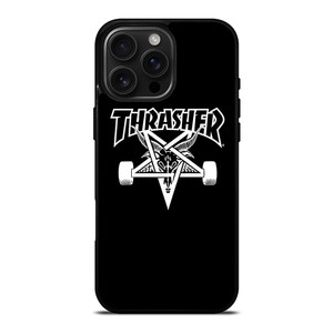 THRASER SKATEBOARD BLACK iPhone 16 Pro Max Case Cover THRASER SKATEBOARD BLACK iPhone 16 Pro Max Case Cover