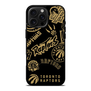 TORONTO RAPTORS LOGO COLLAGE iPhone 16 Pro Max Case Cover