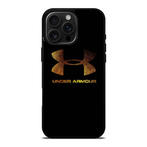 UNDER ARMOUR GOLD LOGO iPhone 16 Pro Max Case Cover