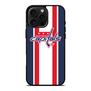 WASHINGTON CAPITALS STRIPE iPhone 16 Pro Max Case Cover