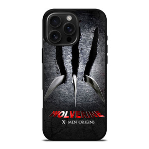 WOLVERINE X MEN ORIGINS iPhone 16 Pro Max Case Cover WOLVERINE X MEN ORIGINS iPhone 16 Pro Max Case Cover