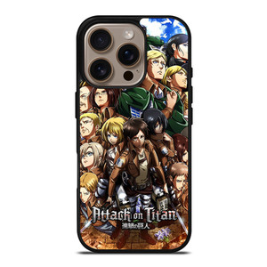 ATTACK ON TITAN CHARACTER iPhone 16 Pro Case Cover ATTACK ON TITAN CHARACTER iPhone 16 Pro Case Cover