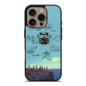 BANGTAN BOYS BTS SIGNATURE iPhone 16 Pro Case Cover BANGTAN BOYS BTS SIGNATURE iPhone 16 Pro Case Cover