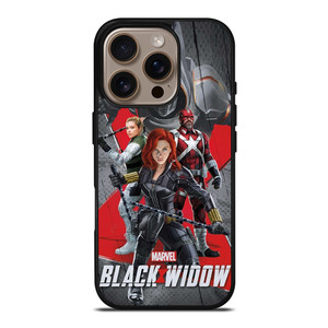 BLACK WIDOW AVENGERS HERO iPhone 16 Pro Case Cover