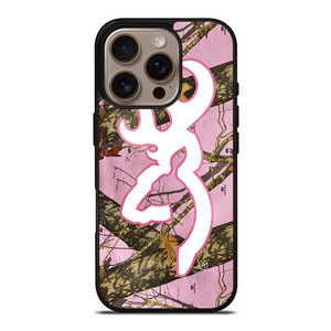 CAMO PINK BROWNING iPhone 16 Pro Case Cover