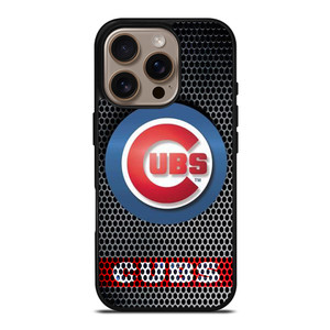 CHICAGO CUBS METAL LOGO iPhone 16 Pro Case Cover