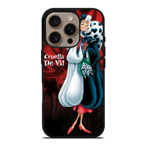 CRUELLA DE VIL DISNEY iPhone 16 Pro Case Cover CRUELLA DE VIL DISNEY iPhone 16 Pro Case Cover