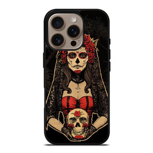DAY OF THE DEAD ART iPhone 16 Pro Case Cover DAY OF THE DEAD ART iPhone 16 Pro Case Cover