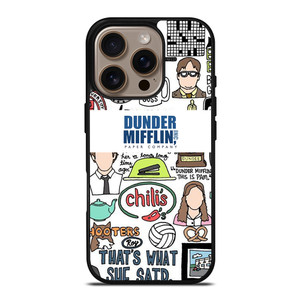 DUNDER MIFFLIN COLLAGE iPhone 16 Pro Case Cover