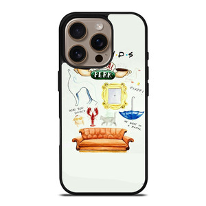 FRIENDS CENTRAL PERK ART iPhone 16 Pro Case Cover
