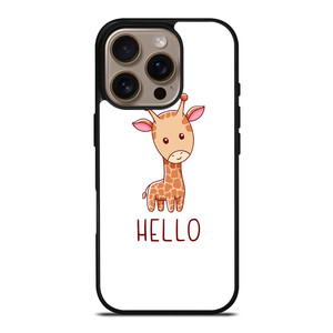 GIRAFFE HELLO iPhone 16 Pro Case Cover GIRAFFE HELLO iPhone 16 Pro Case Cover