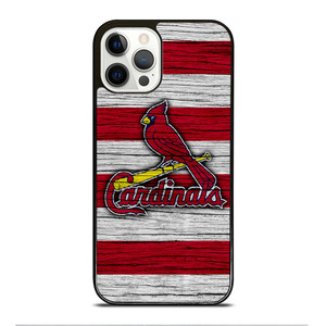 ST LOUIS CARDINALS WOODEN iPhone 12 Pro Case Cover