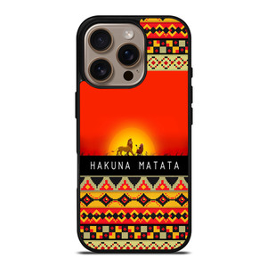 HAKUNA MATATA LION KING AZTEC 1 iPhone 16 Pro Case Cover