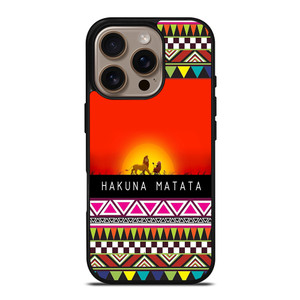 HAKUNA MATATA LION KING AZTEC 2 iPhone 16 Pro Case Cover