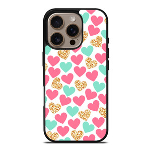 HEARTS AESTHETIC iPhone 16 Pro Case Cover