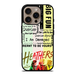 HEATHERS BROADWAY MUSICAL ROCK iPhone 16 Pro Case Cover