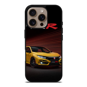 HONDA CIVIC YELLOW CAR iPhone 16 Pro Case Cover HONDA CIVIC YELLOW CAR iPhone 16 Pro Case Cover
