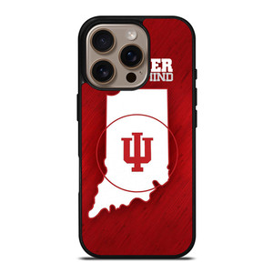 HOOSIER STATE OF MIND INDIANA BASKETBALL LOGO iPhone 16 Pro Case Cover