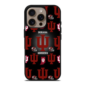 HOOSIER STATE OF MIND INDIANA PATTERN iPhone 16 Pro Case Cover