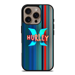 HURLEY STRIPE LOGO iPhone 16 Pro Case Cover