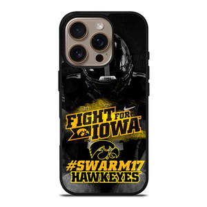 IOWA HAWKEYES FIGHT iPhone 16 Pro Case Cover