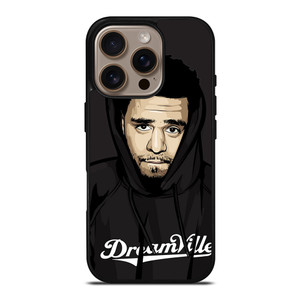 J. COLE FACE CARTOON iPhone 16 Pro Case Cover