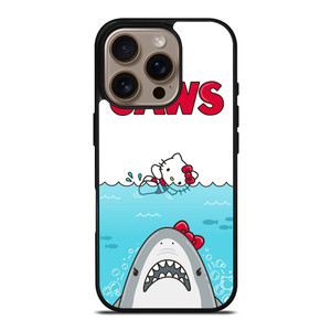 JAWS SHARK HELLO KITTY iPhone 16 Pro Case Cover