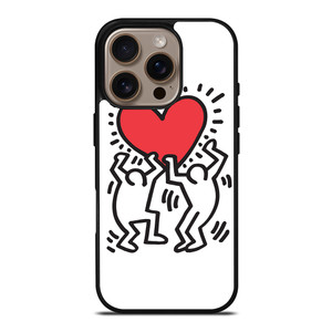 KEITH HARING LOVE 2 iPhone 16 Pro Case Cover KEITH HARING LOVE 2 iPhone 16 Pro Case Cover