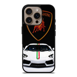 LAMBORGHINI WHITE CAR iPhone 16 Pro Case Cover