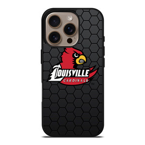 LOUISVILLE CARDINALS LOGO HEXAGON iPhone 16 Pro Case Cover
