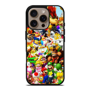 MARIO BROS ALL CHARACTER iPhone 16 Pro Case Cover