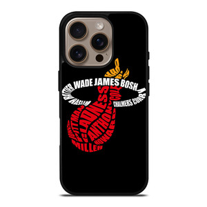 MIAMI HEAT LOGO iPhone 16 Pro Case Cover