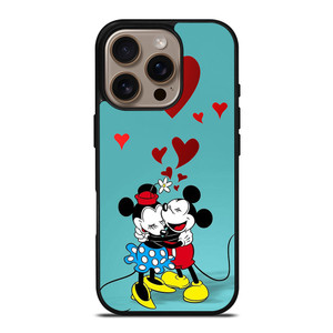 MICKEY AND MINNIE MOUSE HUG iPhone 16 Pro Case Cover