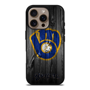 MILWAUKEE BREWERS WOODEN iPhone 16 Pro Case Cover MILWAUKEE BREWERS WOODEN iPhone 16 Pro Case Cover