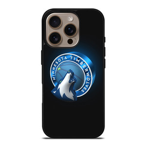 MINNESOTA TIMBERWOLVES 3D LOGO iPhone 16 Pro Case Cover